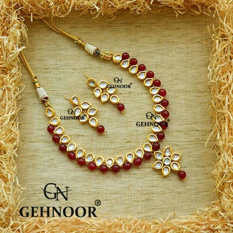 New Arrival Women's Red Pearls Necklace