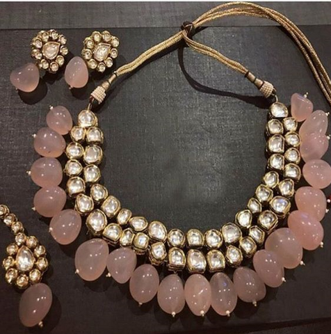 New Arrival Women's pink Pearls Necklace